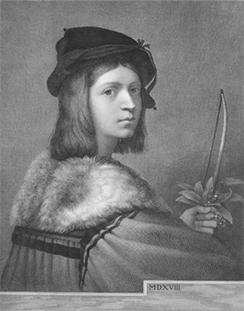Георг Якоб Фельсинг. Гравюра с картины «Скрипач». 1830 г.