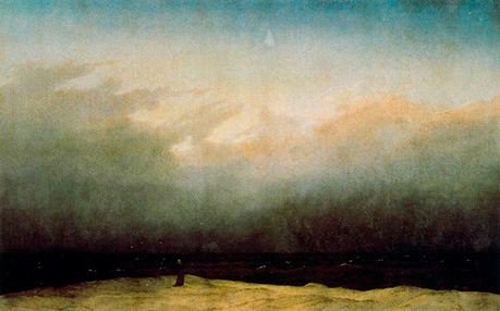 Фридрих Каспар Давид. Монах у моря. 1808-09 гг.